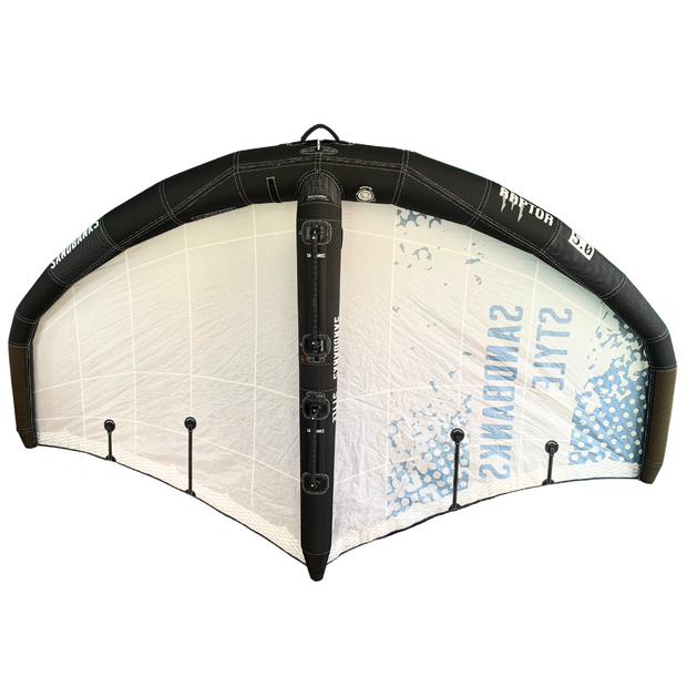 5 meter wing for wing foiling with rucksack bag, wrist leash and pump