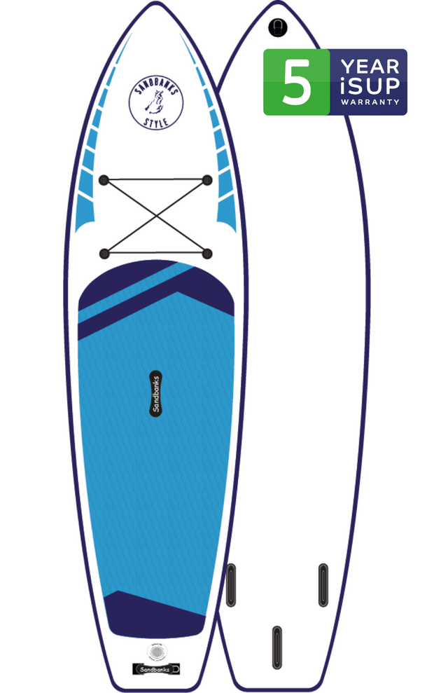 Ultimate Rental school Allround 10'8'' inflatable isup paddleboard in blue