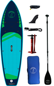 Elite_midnight_Blue_ISUP_paddleboard_package_Aluminium_paddle