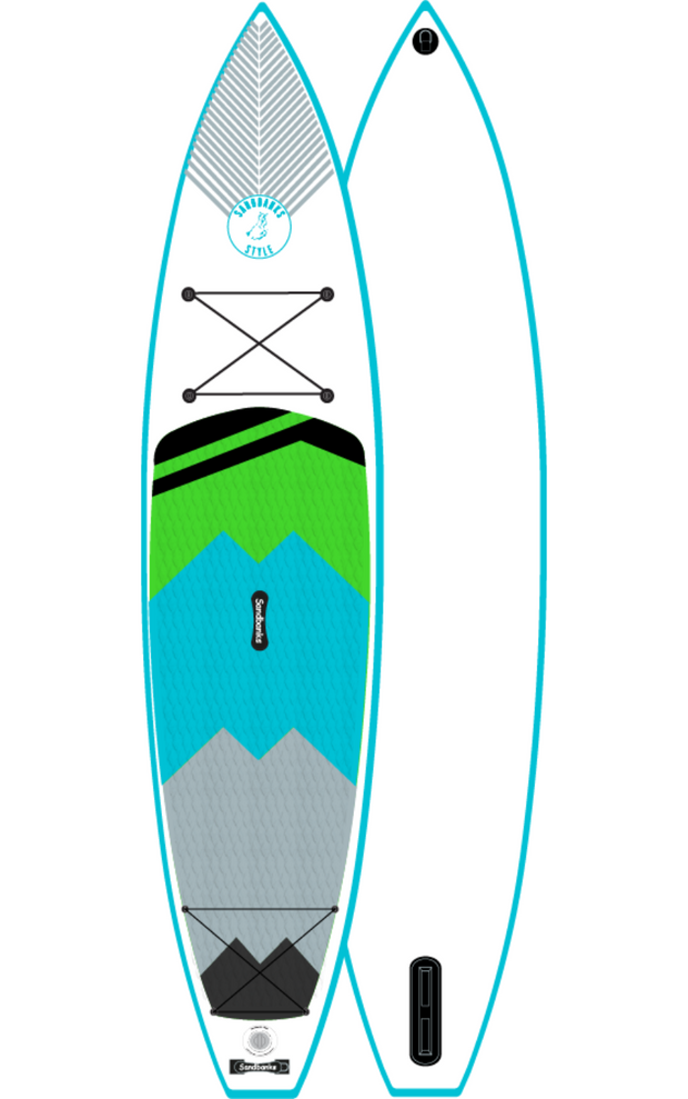 New Unboxed Sports Touring Pro 12'6" ISUP Paddleboard Package