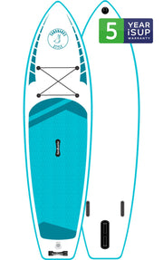 Sandbanks Style Wave Turquoise  9'6'' iSUP paddleboard