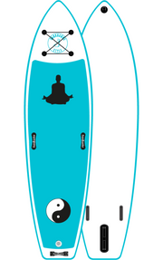 Yoga 11' x 34" x 6" iSUP paddleboard package turquoise - Clearance